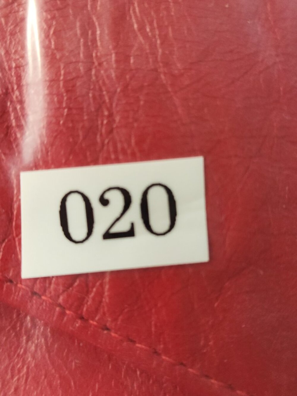Y2K Genuine Leather Zip Jacket B*Lucid Cherry Red Fitted Moto Size Small - Picture 16 of 16